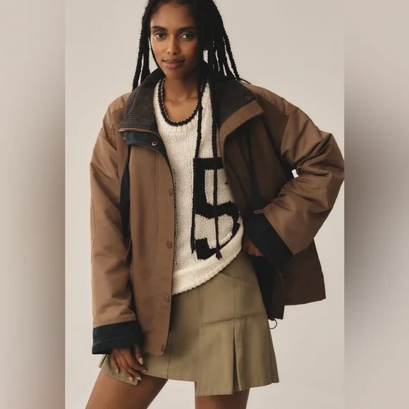 Pilcro Anthropologie Utility Swing Jacket - Picture 2 of 8